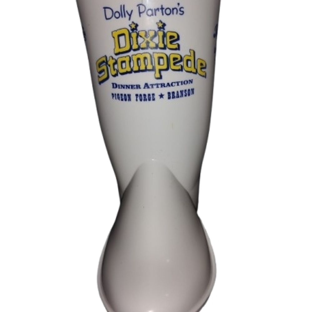 Dolly Parton Dixie Stampede Show Boot Cup Mug Pepsi Cola 2015 Collector Series
